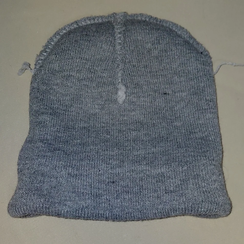 Naruto Gray Knit Beanie with Red Akatsuki Cloud Patch